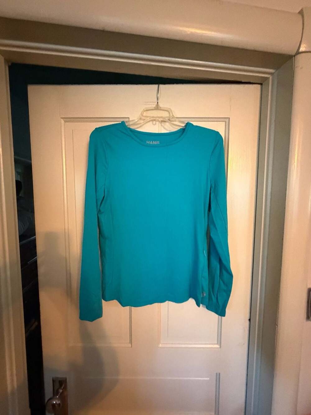 Hang Ten Womens Small Blue Long Sleeve Shirt Top